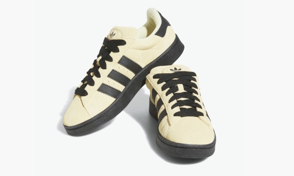 Adidas campus black on sale yellow