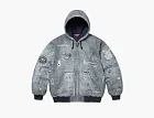 Supreme HJR Trompe L'oeil Hooded Work Jacket Blue