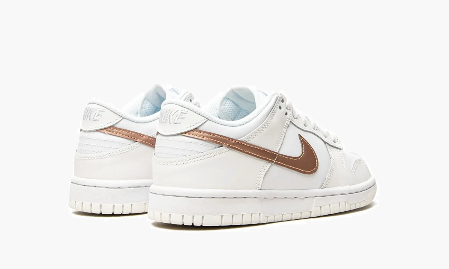 Nike Dunk Low GS "White / Metallic Red Bronze" 