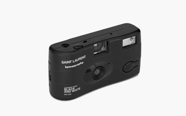 Saint Laurent Lomography Reloadable Camera Black  Saint Laurent Lomography Reloadable Camera Black