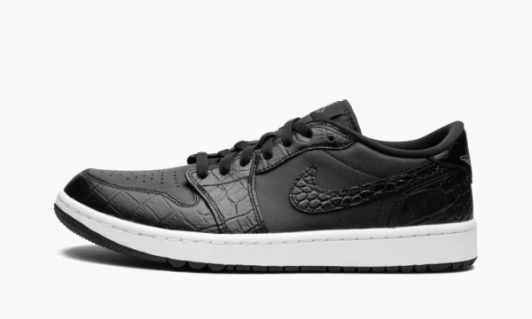 Air Jordan 1 Golf Low Black Croc 