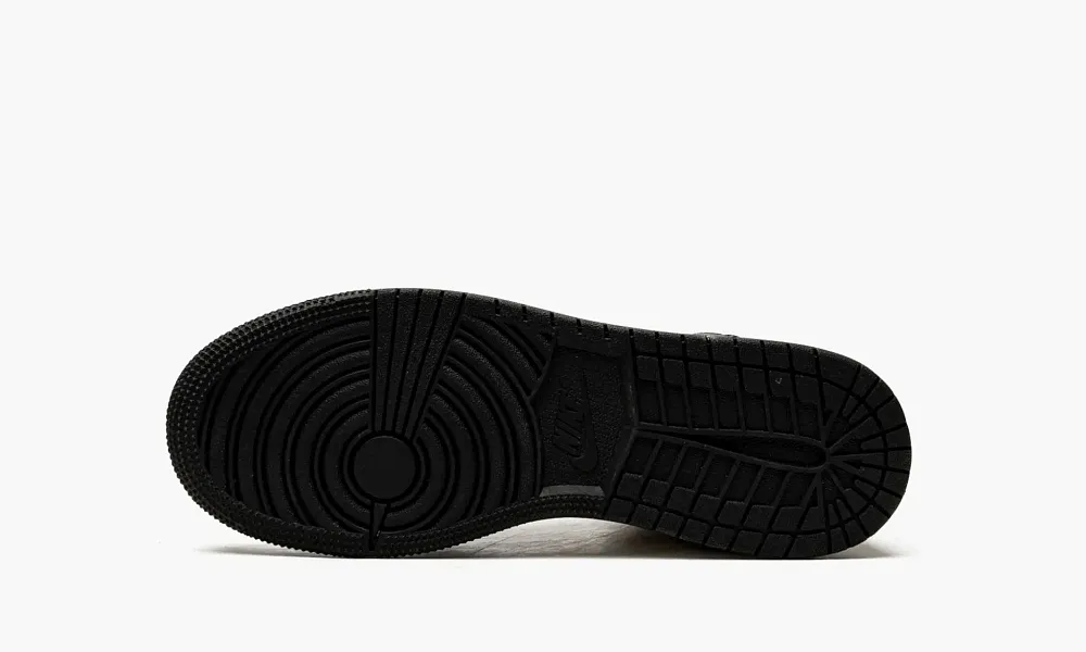 Air Jordan 1 Mid GS White Pollen Black