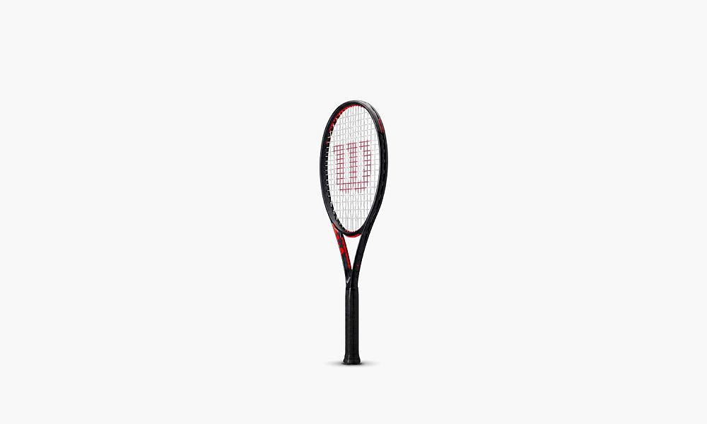 Wilson Clash 100L V3 280g Tennis Racket Black Red