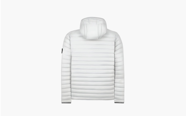 Stone Island Lightweight Hooded Down Jacket White 