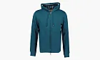 Burberry Clarendon Check Hood Zip Up Hoodie Blue