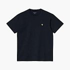 Carhartt WIP Chase Logo T-Shirt Navy