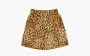 Supreme x Goodenough Crushed Rayon Pile Cargo Short Leopard 