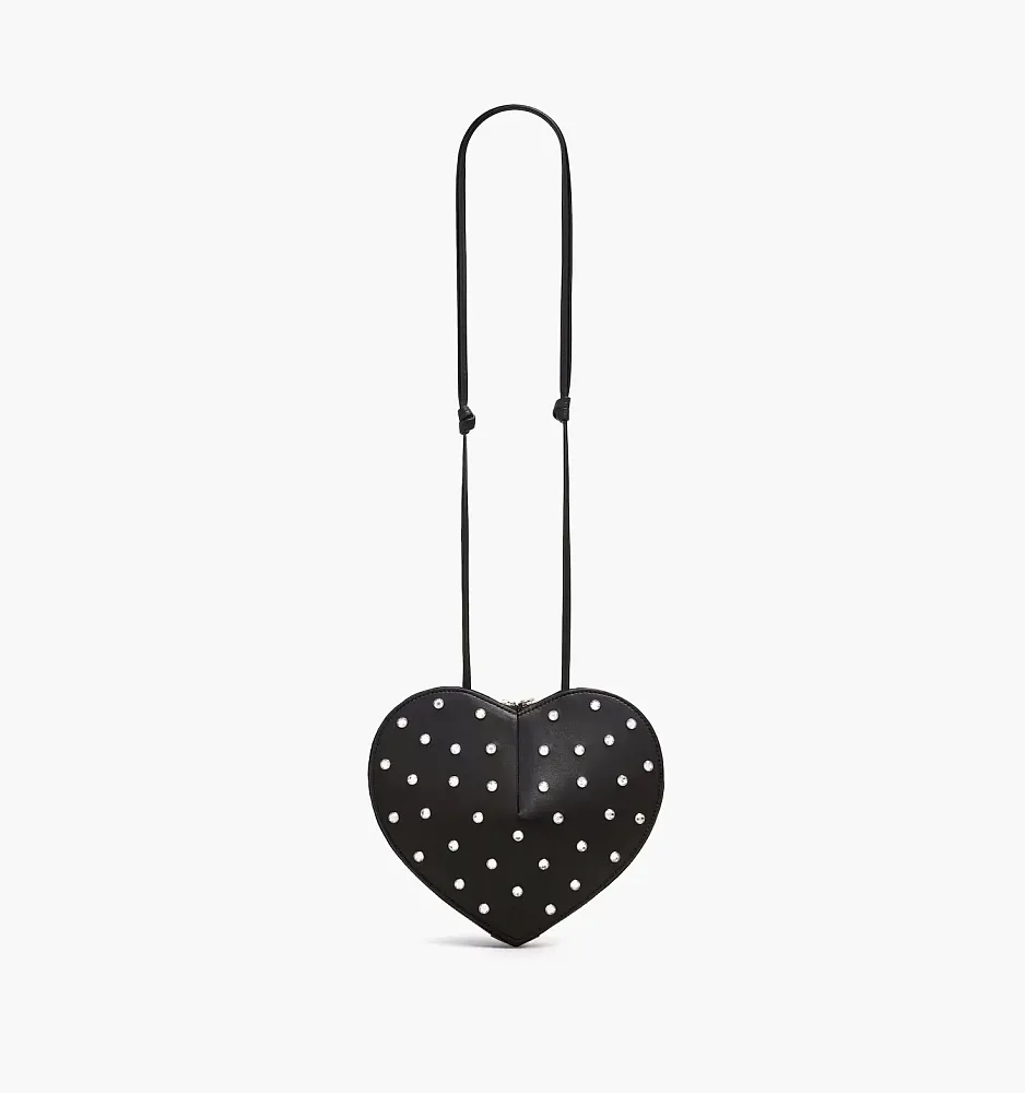 Alaia Le Coeur Bag In Calfskin Black