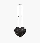 Alaia Le Coeur Bag In Calfskin Black