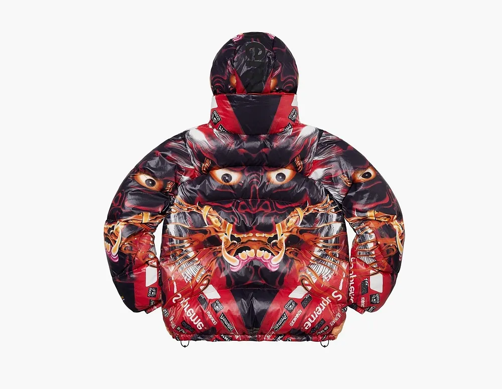 Supreme Reversible Featherweight Down Puffer Jacket Red