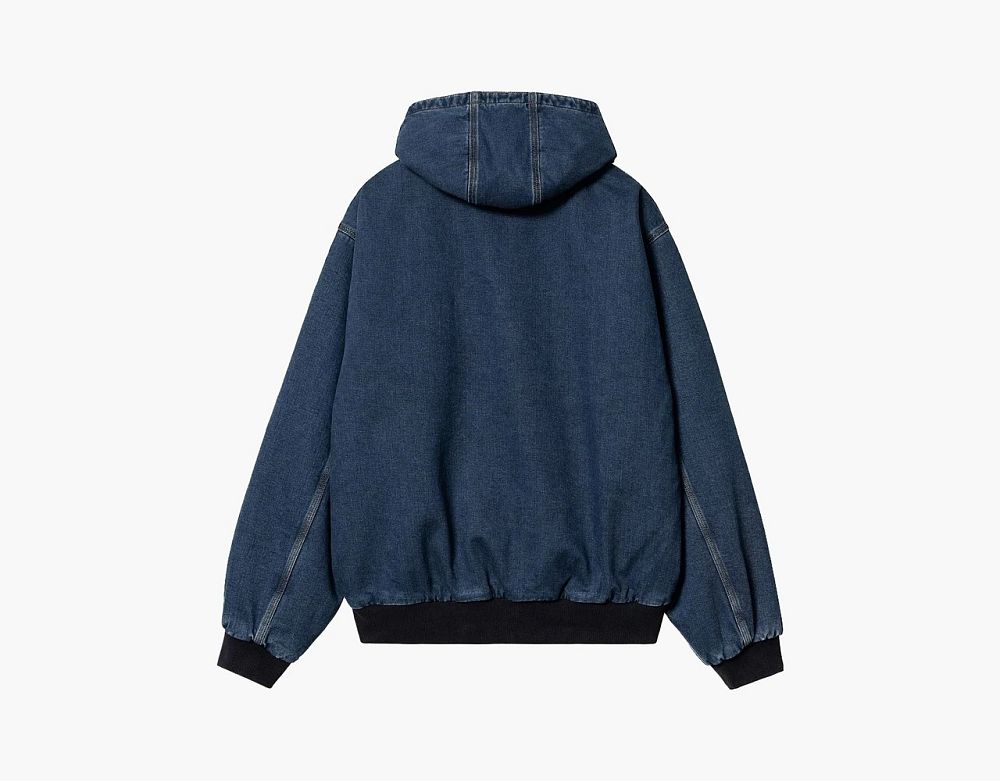 Carhartt WIP Active Jacket Hooded Blue Denim