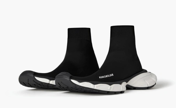Balenciaga 3XL Sock Sneakers Black Recycled Knit