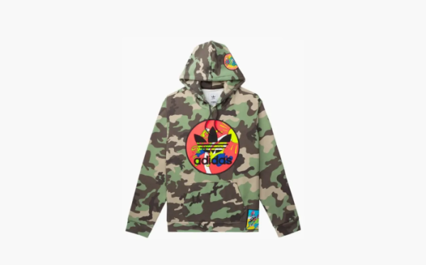 Adidas originals x JEREMY SCOT Crossover Pattern Fleece Multi-Color 