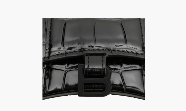 Balenciaga Hourglass Handbag Black 