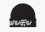 Supreme New Era Blackletter Beanie Black 