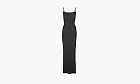 SKIMS Soft Lounge Long Slip Dress Black