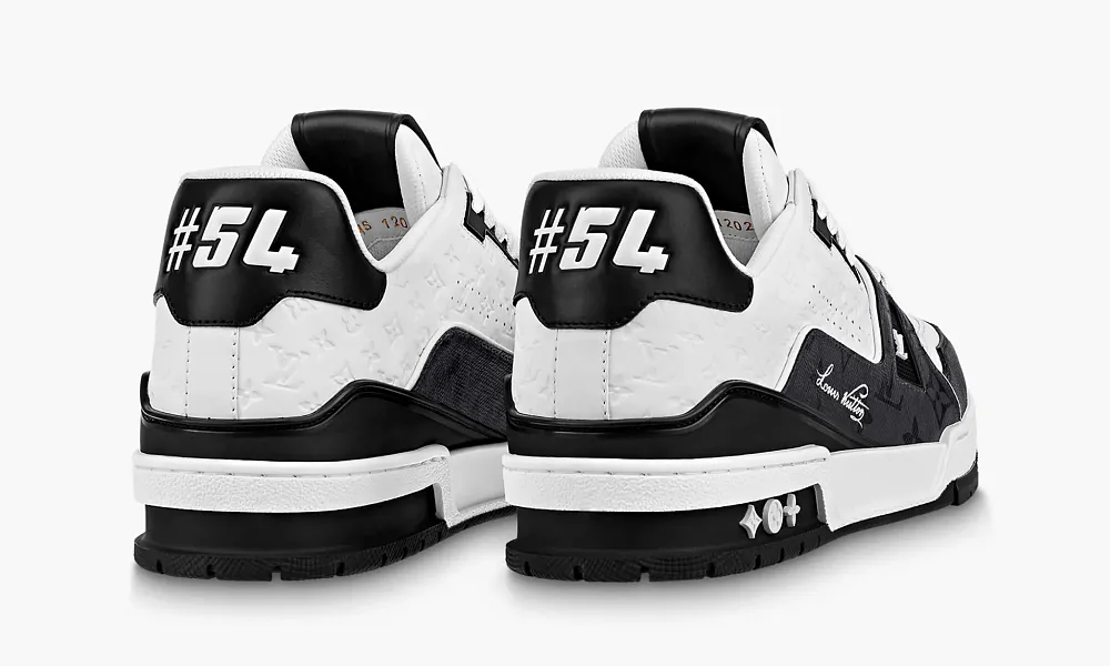 Louis Vuitton Lv Trainer Black White