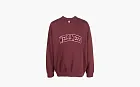 Sporty & Rich letter-patch Cotton Jumper Red
