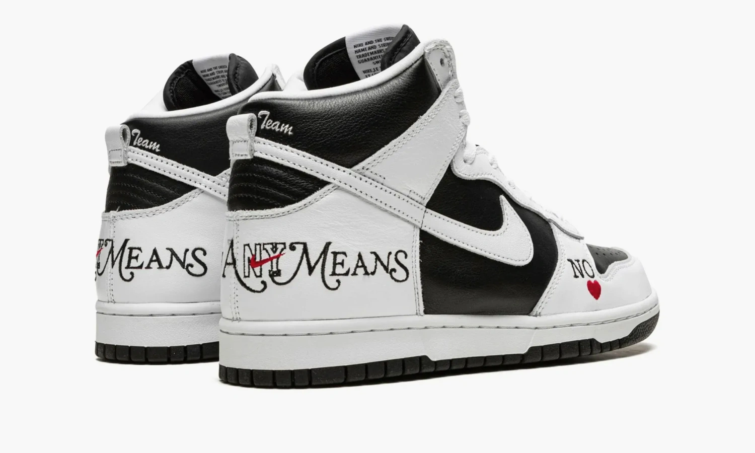 Nike SB Dunk High Supreme By Any Means Black 