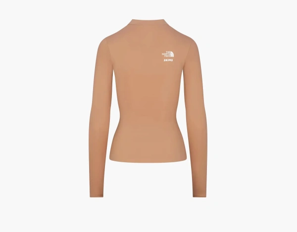 The North Face x Skims Refina Long Sleeve Top Ochre 