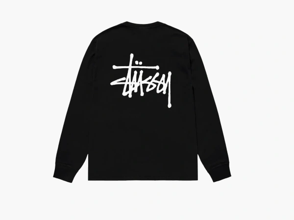 Stussy Basic Long-Sleeve Tee  Black 