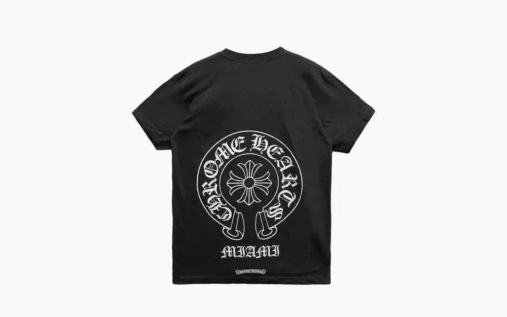 Chrome Hearts Hong Kong Exclusive Horseshoe T-Shirt Black