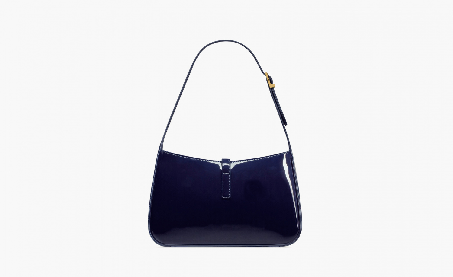 Saint Laurent Le 5 A 7 Bag In Patent Leather "Midnight Blue" 