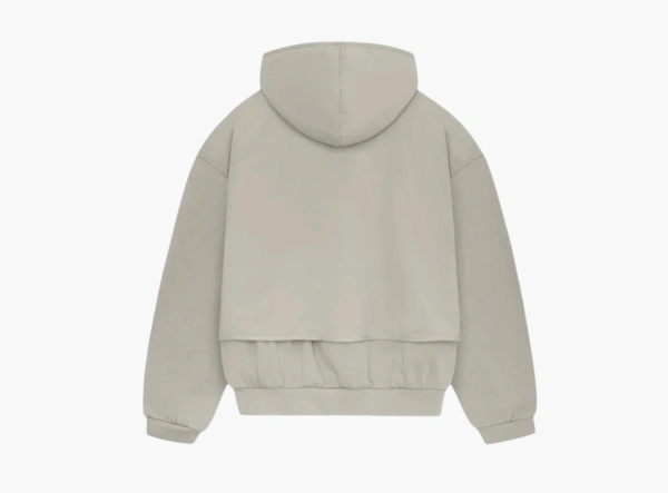 Fear of God Essentials Nylon Fleece Hooded Sweater Seal/Seal 