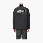 Carhartt WIP Quilted Liner Jacket Black Back Logo