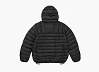 Supreme Micro Down Half Zip Hooded Pullover Black