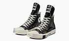 Rick Owens X Converse Drkshdw Turbodrk Chuck Taylor All-star 70 HI Black Lacquered Denim