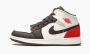 фото Air Jordan 1 Mid SE GS "Red / Grey / Black Toe" (Air Jordan 1)-BQ6931 100