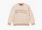 Supreme Contrast Arc Sweater White