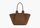JW PEI Cara Faux Suede Tote Bag Mocha Brown