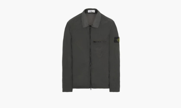 Stone Island Zip Shirt Jacket Green 
