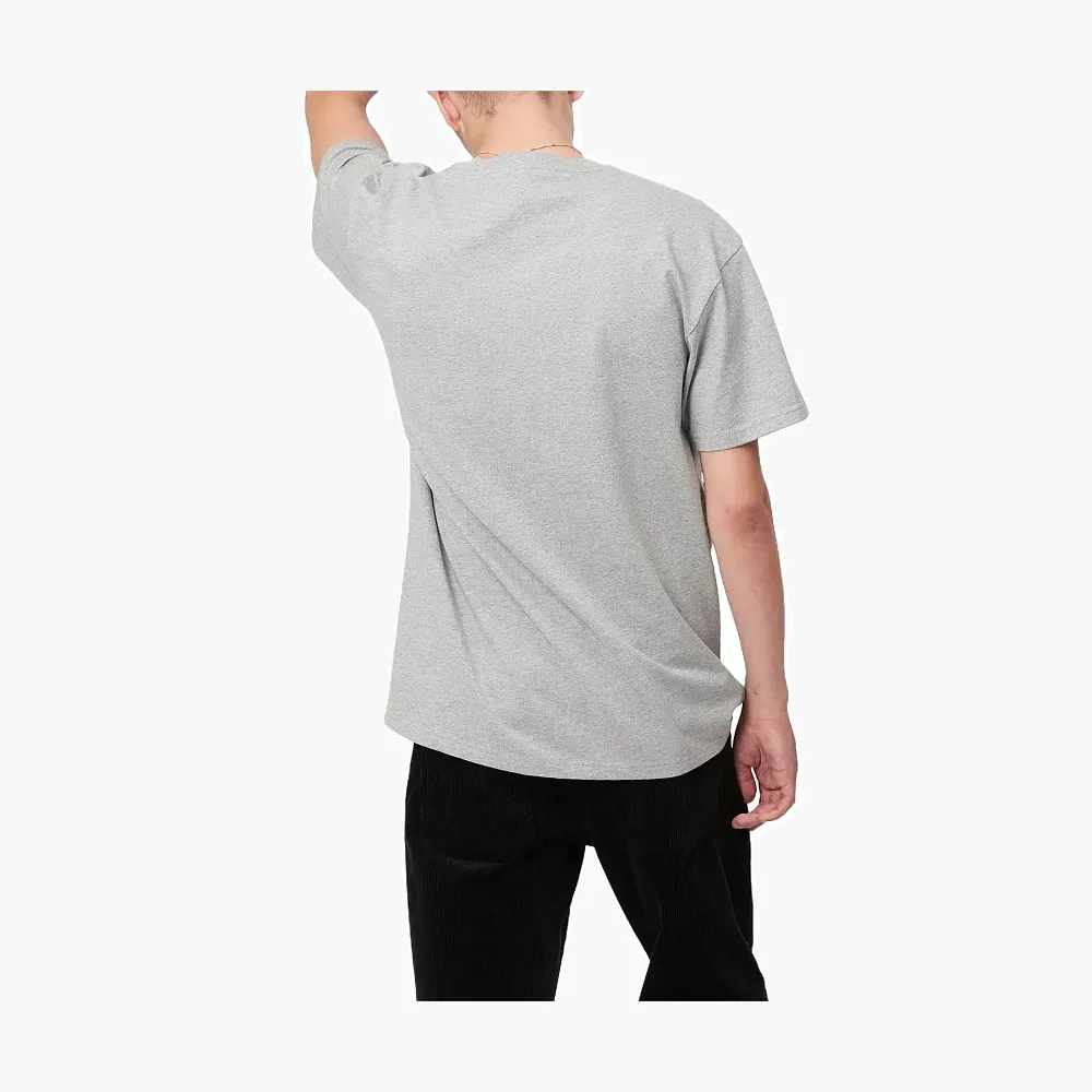Carhartt WIP Chase Logo T-Shirt Grey