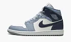Air Jordan 1 Mid WMNS Two-tone Blue