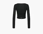 Alo Yoga Gather Long Sleeve Black
