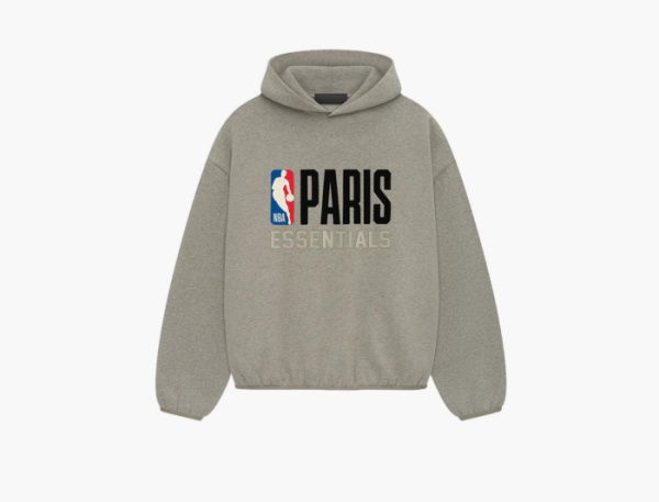 Fear of God Essentials x NBA Paris Hoodie Warm Heather 