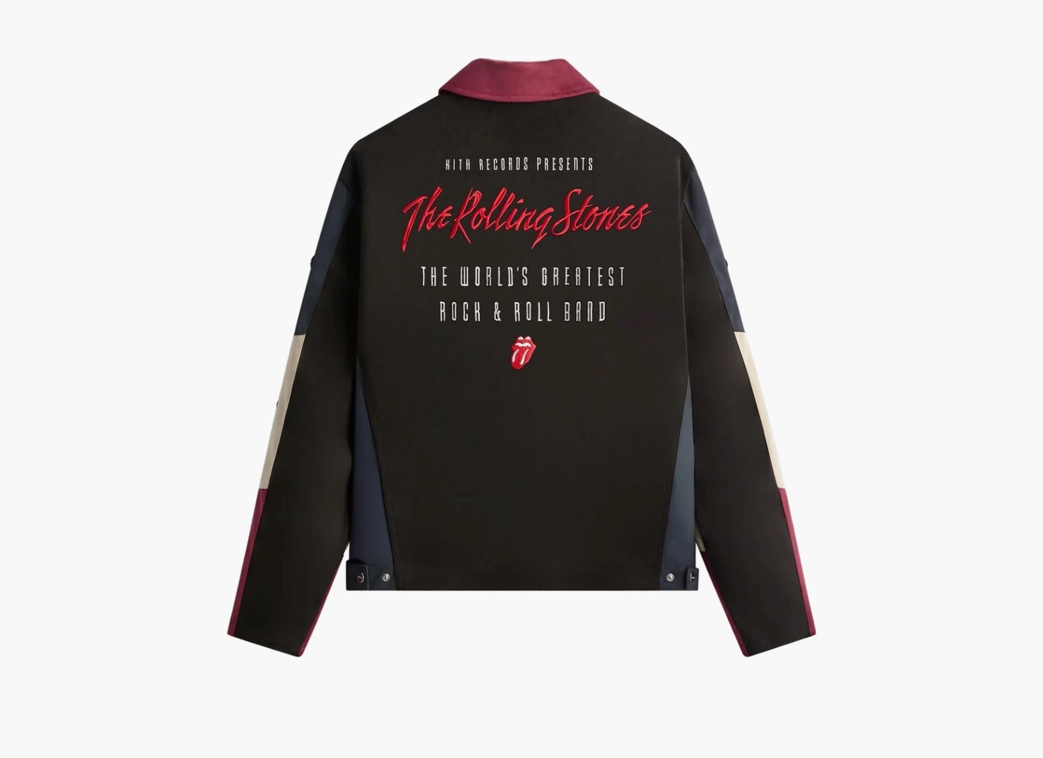Kith x The Rolling Stones Microsuede Owen Jacket Black 