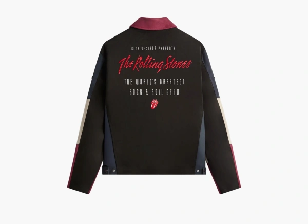 Kith x The Rolling Stones Microsuede Owen Jacket Black 