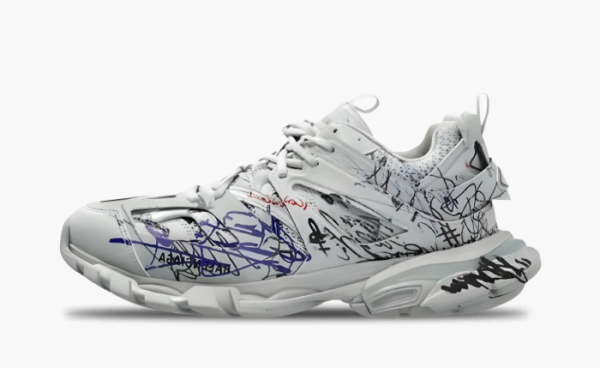 Balenciaga Track 1.0 Low Top Casual Shoes Gray 