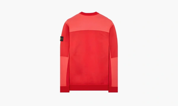 Stone Island Lightweight Cotton Sweatshirt Red  Stone Island Lightweight Cotton Sweatshirt Red