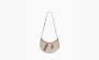 Hermes P'tit Arcon Canvas With Swift Calfskin Shoulder Bag "Beige & Gold" 