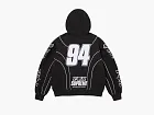 Supreme x Fox Racing Zip Up Hooded Sweatshirt Black