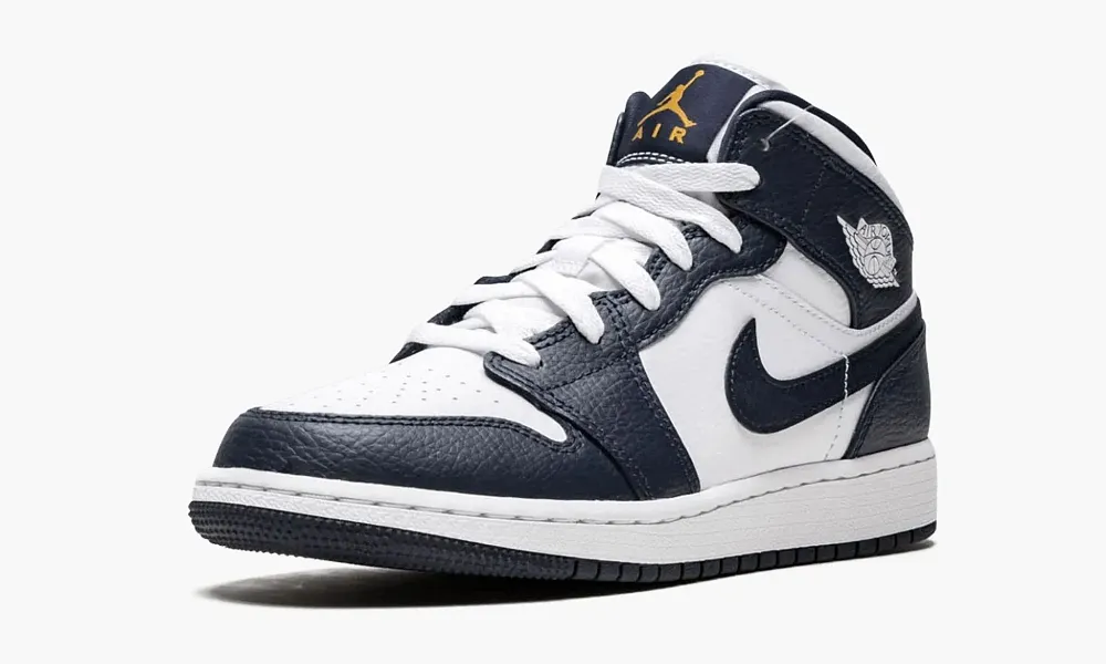 Air Jordan 1 Mid GS Obsidian