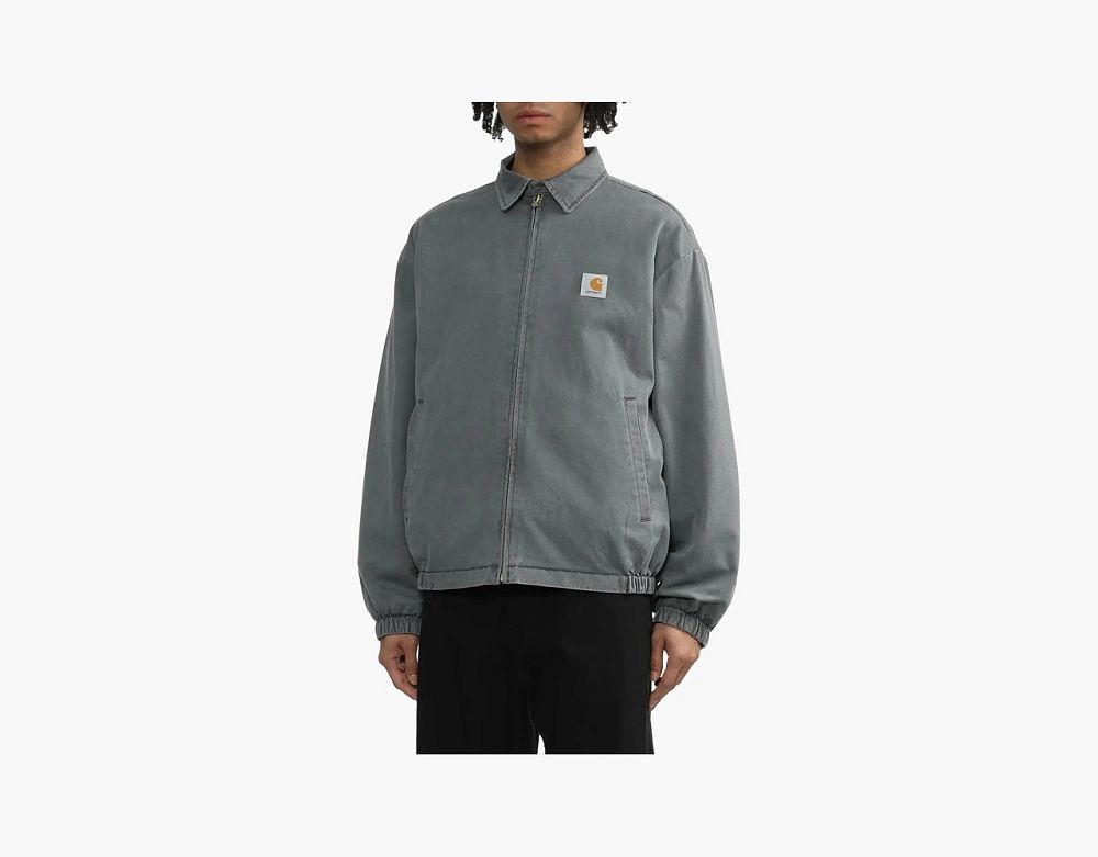 Carhartt WIP Detroit Jacket Washed Charcoal Grey
