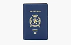 Balenciaga Passport Holder in Blue