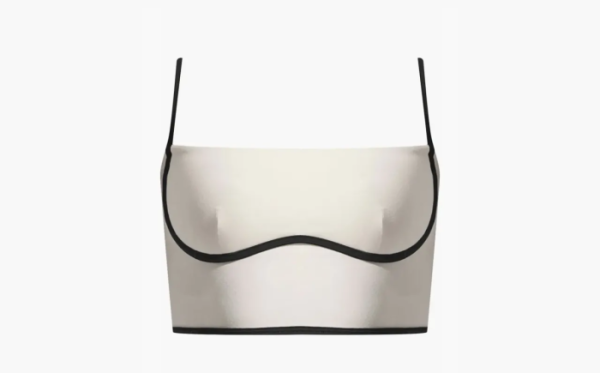 Alo Yoga Airbrush Streamlined Bra Tank Beige  Alo Yoga Airbrush Streamlined Bra Tank Beige
