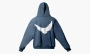 Yeezy X GAP X Balenciaga Dove Shrunken Hoodie Dark Blue 